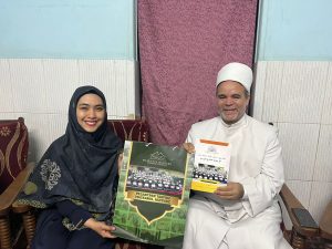 Bersama Dr. Ibrahim Muhammad amin, ketua Yayasan Jam'iyyah Wahatul Furqan