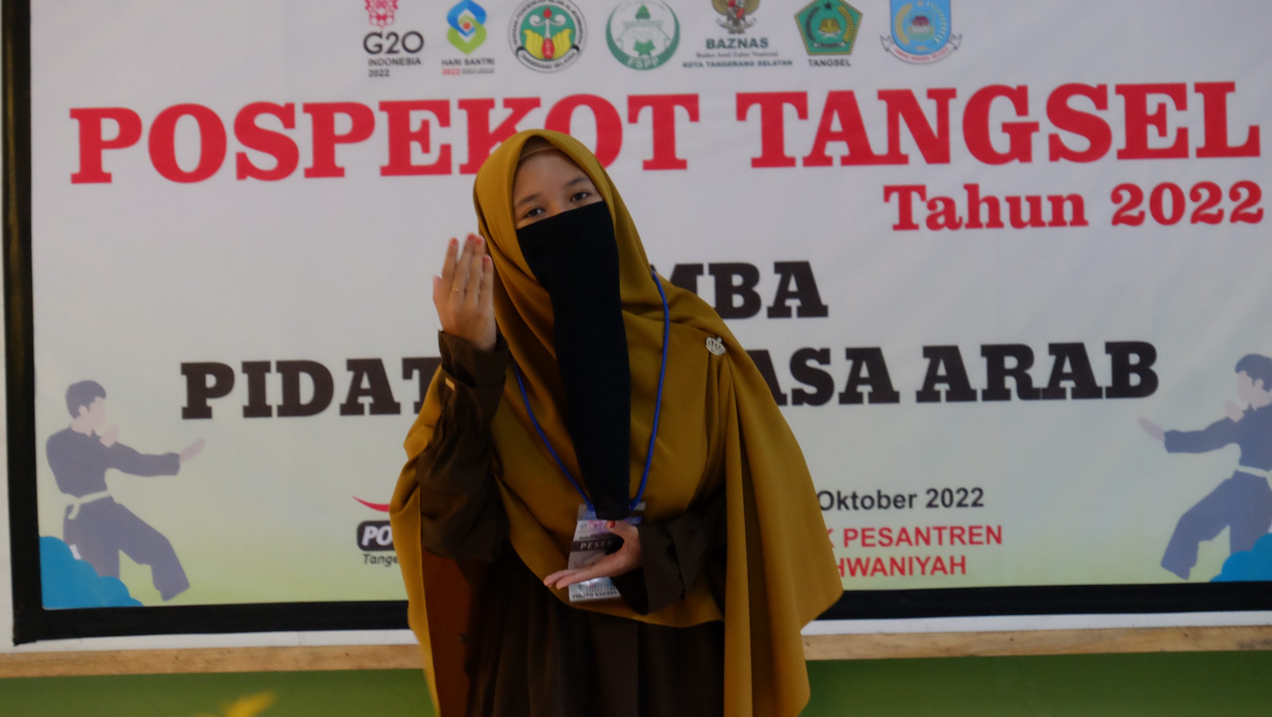 Maskanul Huffadz Sabet Juara I Lomba Pidato Bahasa Arab se-Tangerang Selatan