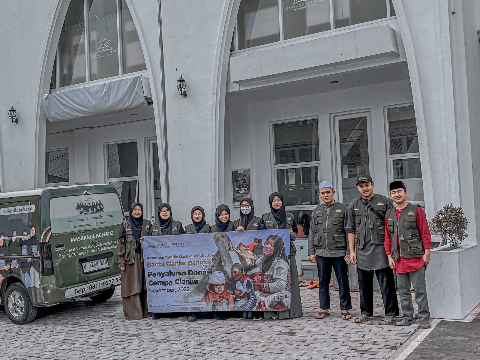 Bantu Cianjur Bangkit, Maskanul Huffadz Salurkan Donasi untuk Korban Terdampak Gempa