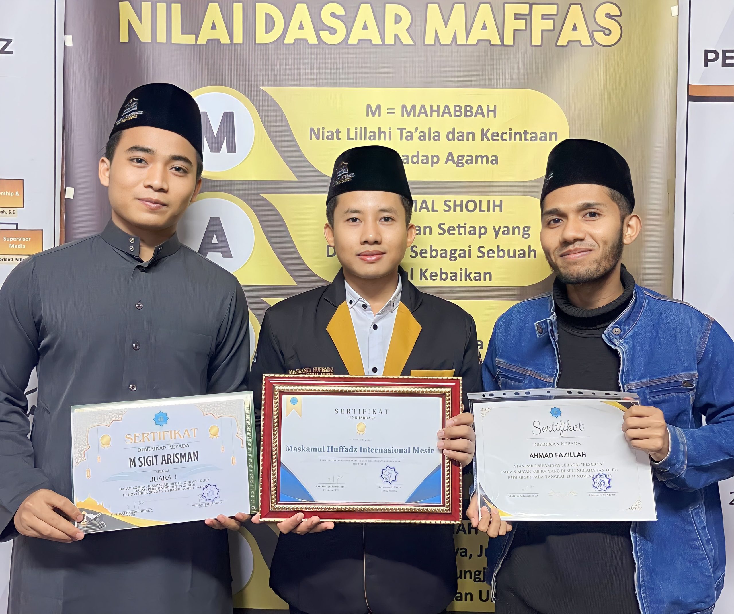 Santri Maskanul Huffadz Internasional Mesir (MHIM), Raih Juara 1 MHQ Nasional Kategori 10 Juz