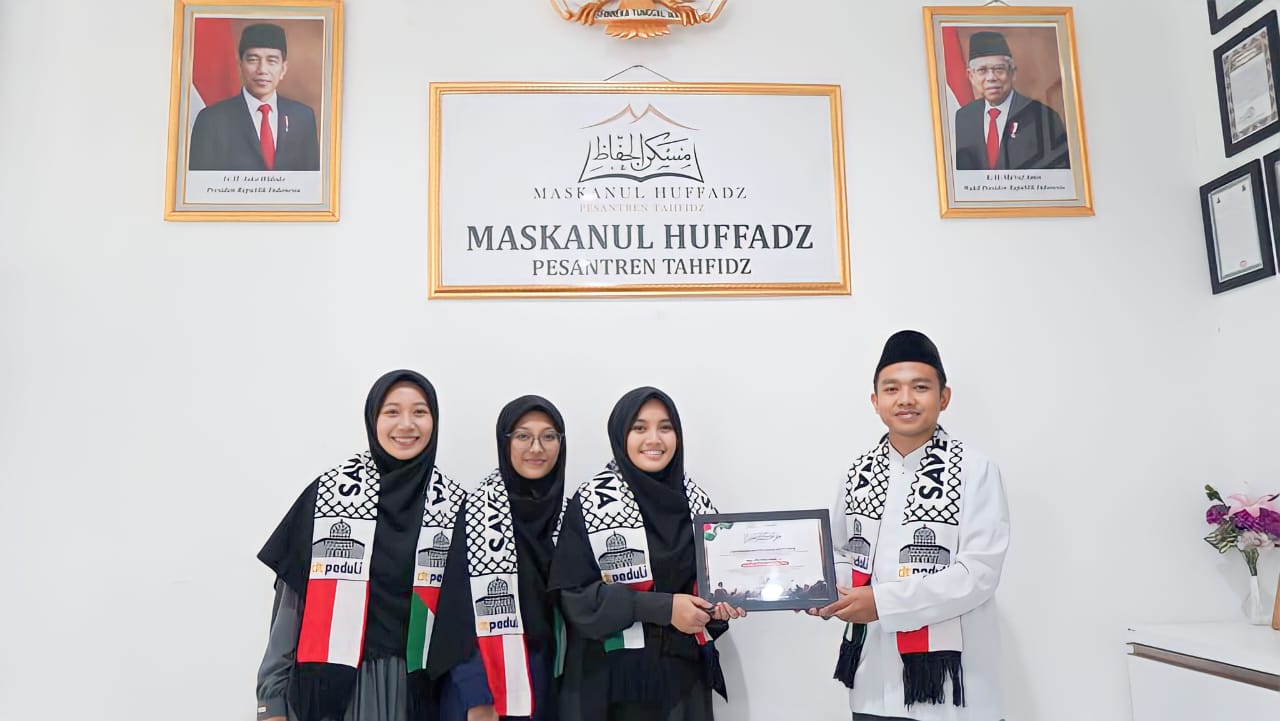 Sinergi dan Kolaborasi, Maskanul Huffadz Kerjasama dengan DT Peduli Bantu Palestina