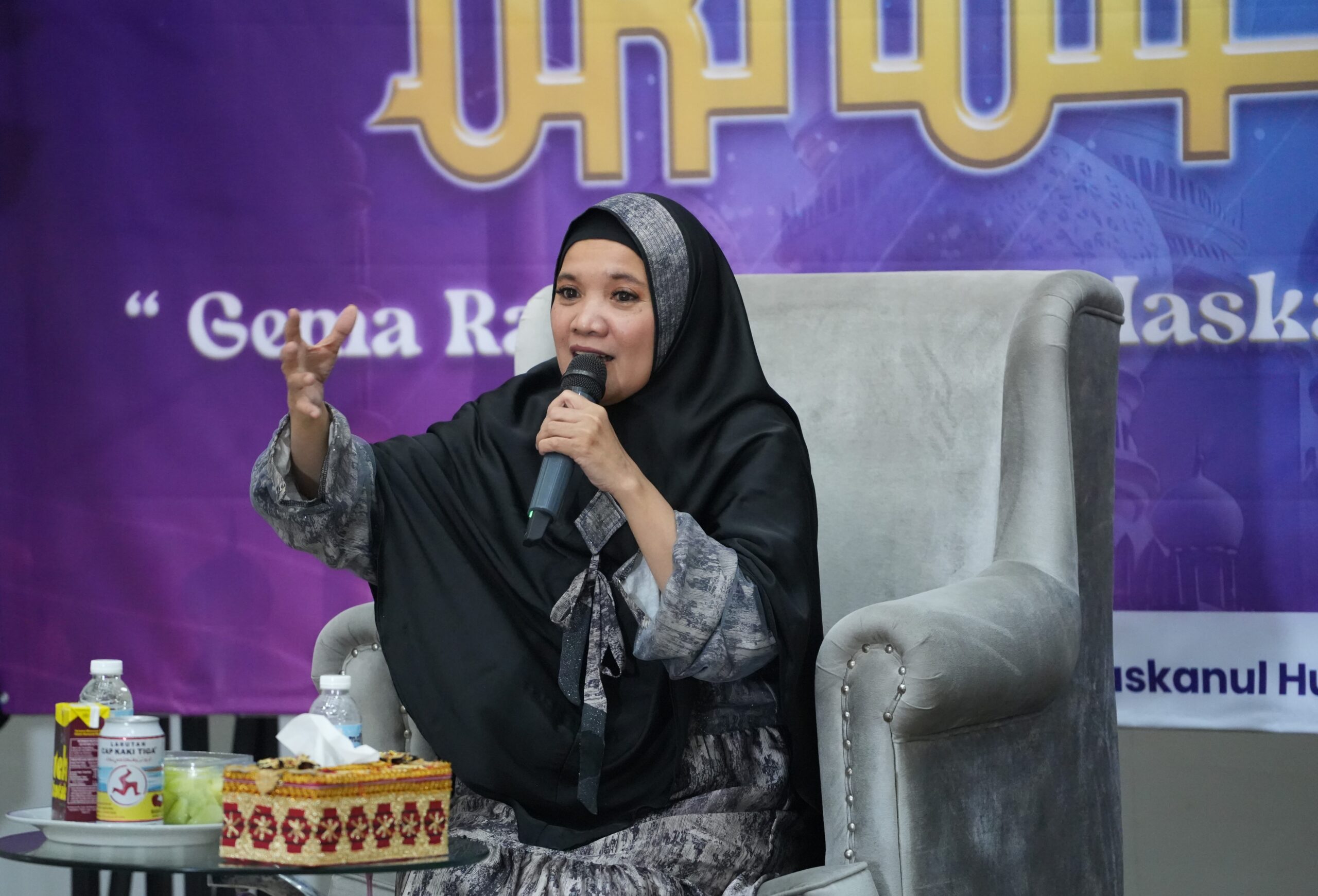 Kajian Ramadhan ke 15, Ummi Lulung Sambangi Maskanul Huffadz Bahas Isti’adzah