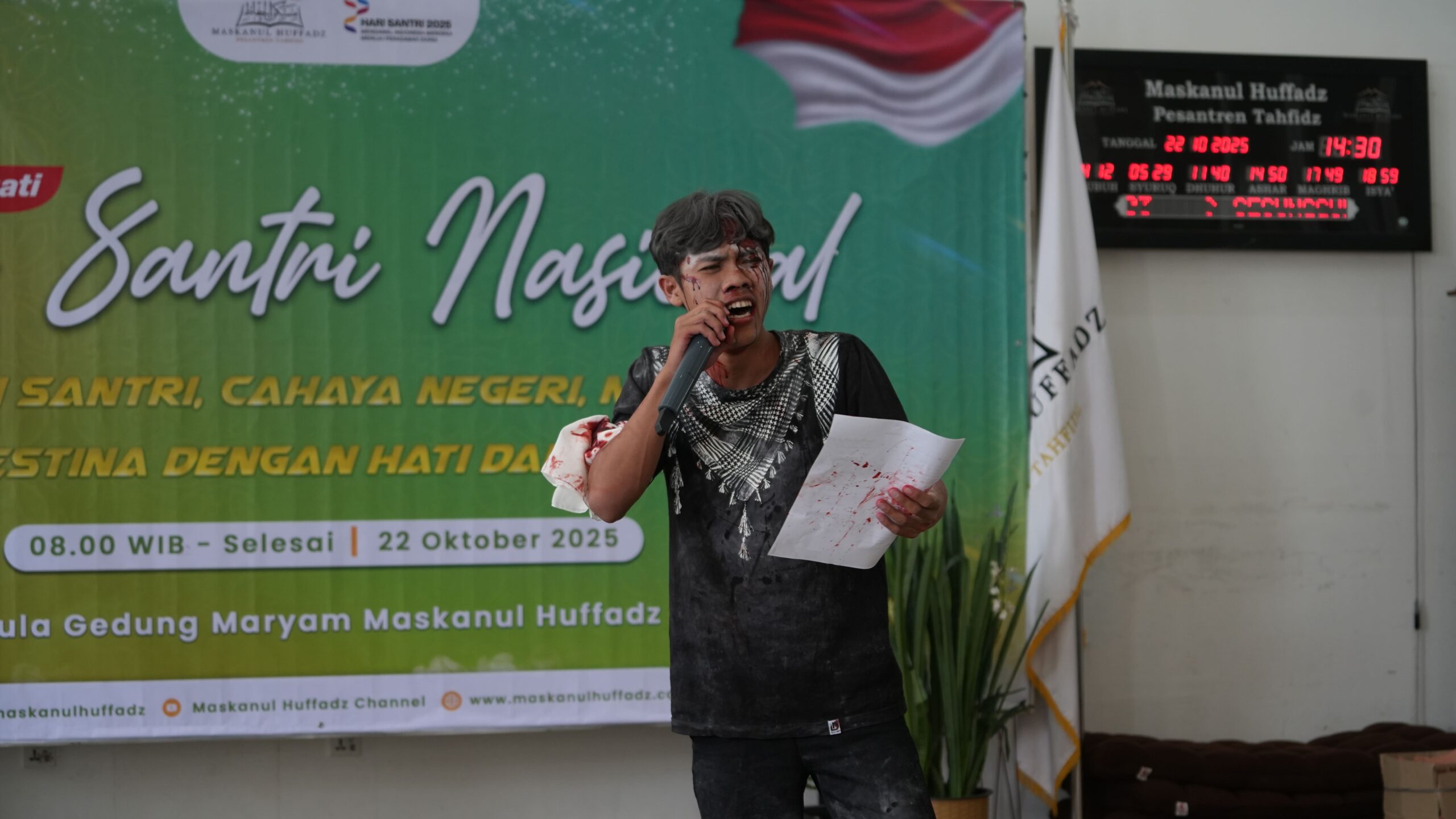 Hari Santri 2025, Maskanul Huffadz Usung Tema Cinta Palestina