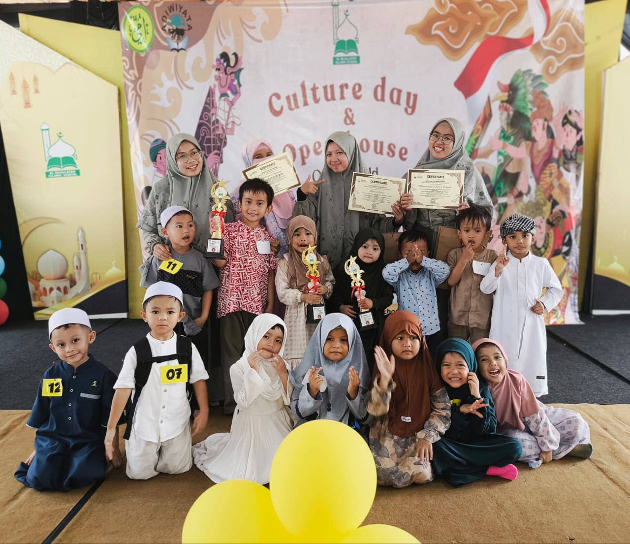 Santri PaudQu Maffaz Sumbangkan Tiga Piala Kejuaraan